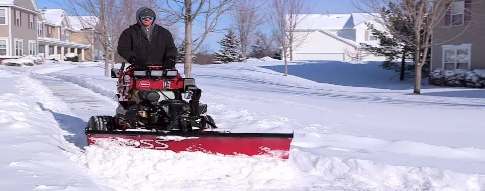 Bloomington-Normal, IL home benefiting from the professional snow removal service that J.T. & Sons Lawn Care now offers to residents in the area.